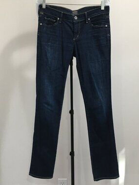 COH CITIZENS OF HUMANITY Dark Wash 5 Pocket AVA Low Rise Straight Leg Jeans